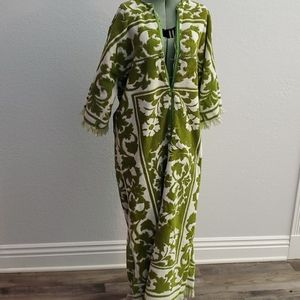 Vintage Avocado color Towel Cover-Up/ Robe